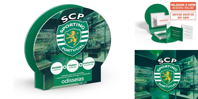 Pack Presente Odisseias - Sporting Clube de Portugal