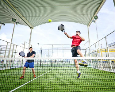 Padel para 4 Pessoas com Raquetes e Bolas, 1h