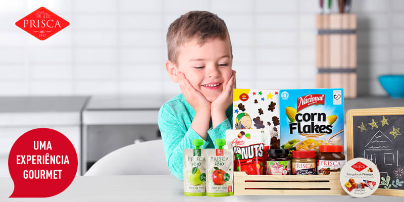 Cabaz para Criança - Entrega Grátis em Casa | 9 Produtos + Brinquedo | Casa da Prisca