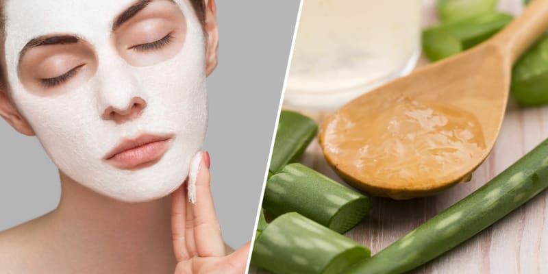 Máscara Facial Caseira c/ Aloe Vera - Todos os Tipos de Pele! CIPBEF Máscara Facial Caseira c/ Aloe Vera - Todos os Tipos de Pele! CIPBEF