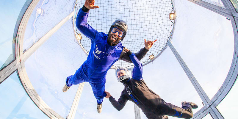 Experiência de Voo no Primeiro Túnel de Vento em Portugal! DreamFly Indoor Skydiving Porto