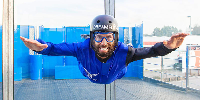 Experiência de Voo no Primeiro Túnel de Vento em Portugal! DreamFly Indoor Skydiving Porto