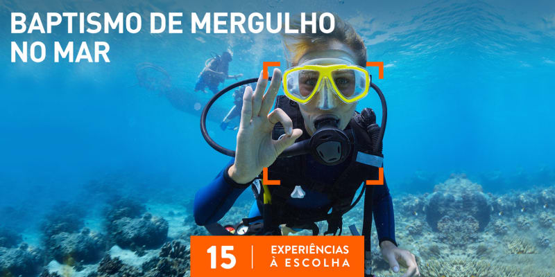 Baptismo de Mergulho no Mar | 15 Actividades à Escolha