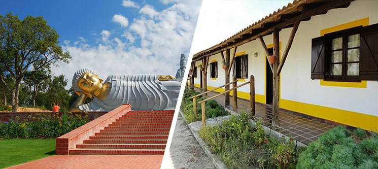 Hotel Rural A Coutada - Peniche | Noite com Visita ao Jardim Buddha Eden
