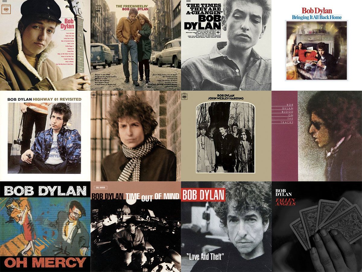 7 listes de 7 chefs d'oeuvres de Bob Dylan