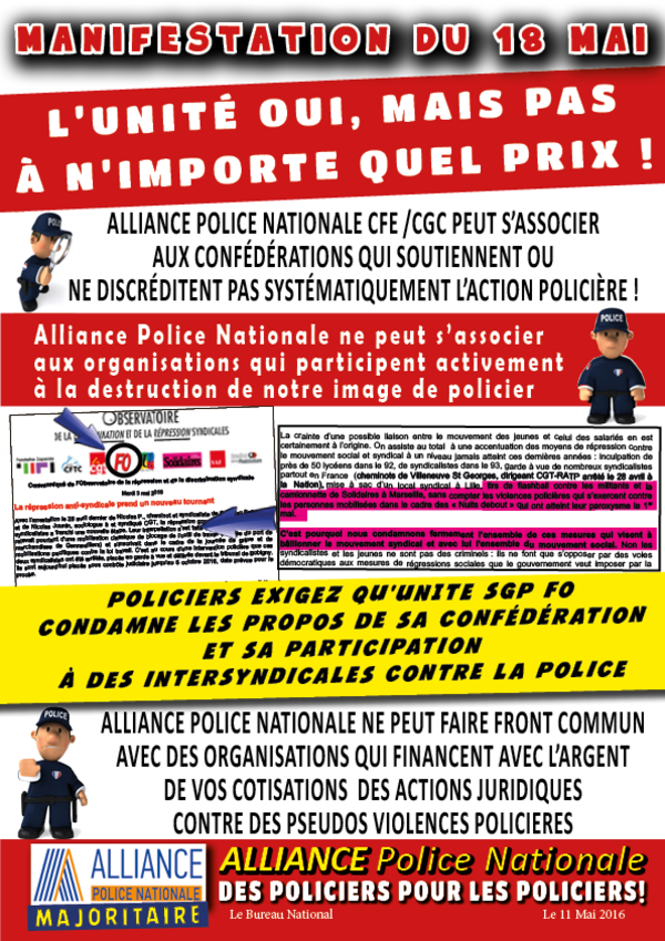 Alliance Police Nationale : comment se taper l'affiche