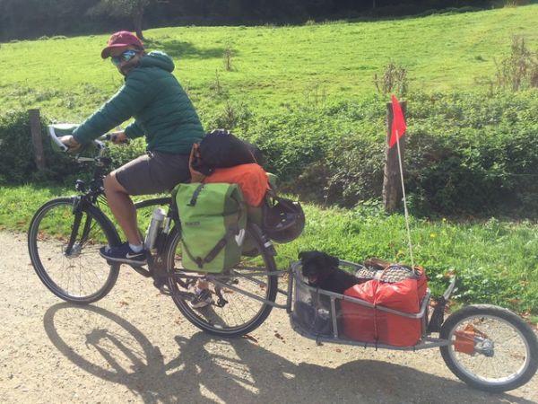 A bicyclette avec Paulette … en Mayenne