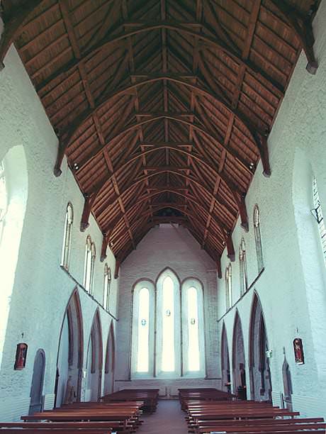 The roof of Duiske Abbey from the inside