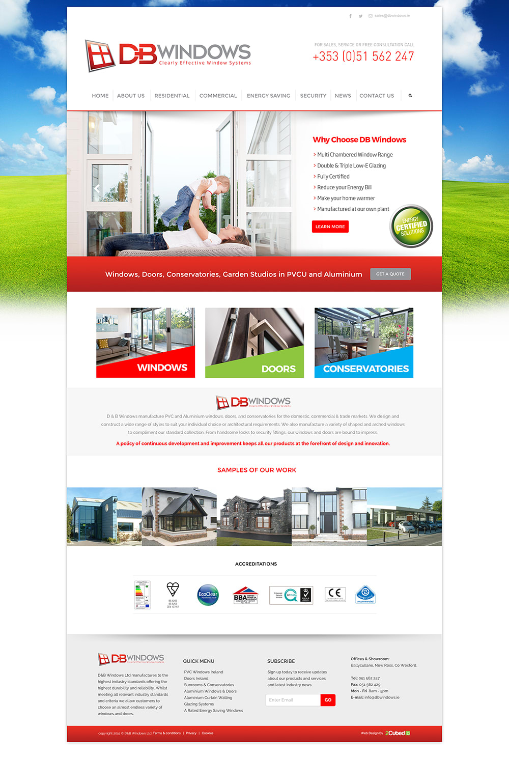 DB Windows Web Design Wexford