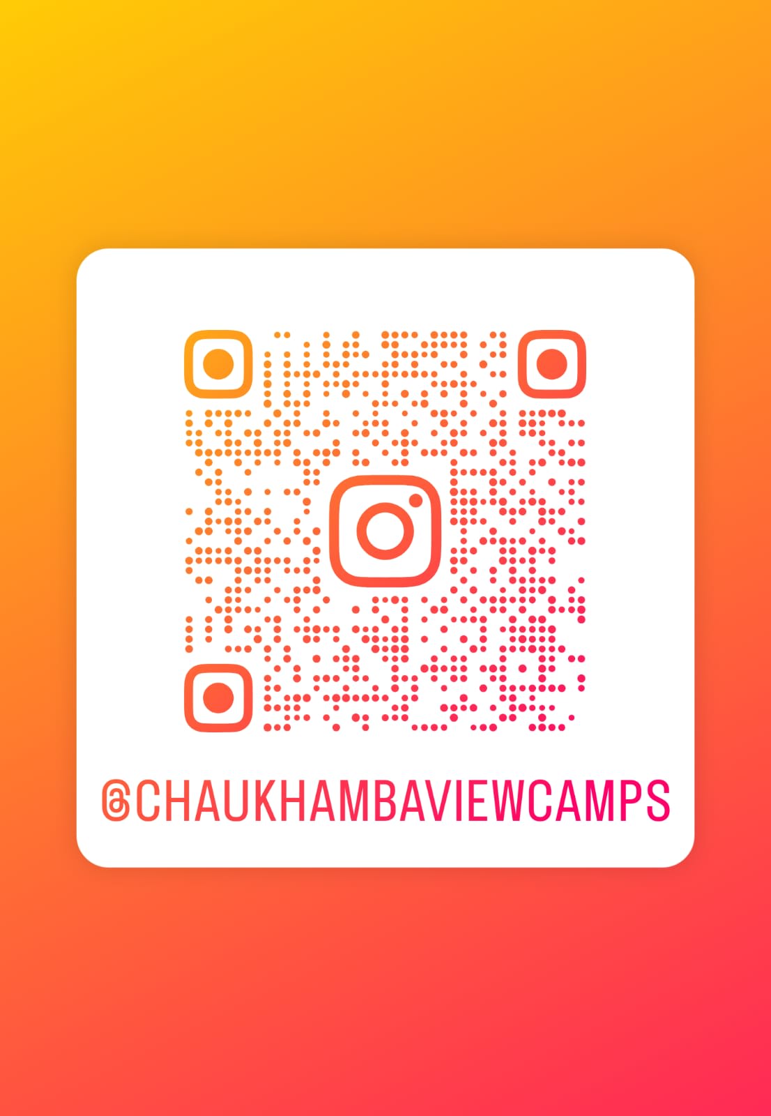 Instagram QR code for @chaukhambaviewcamps