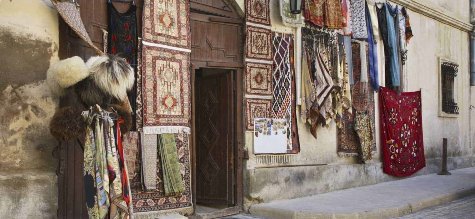 Old town, baku, azerbaijan, caucasus