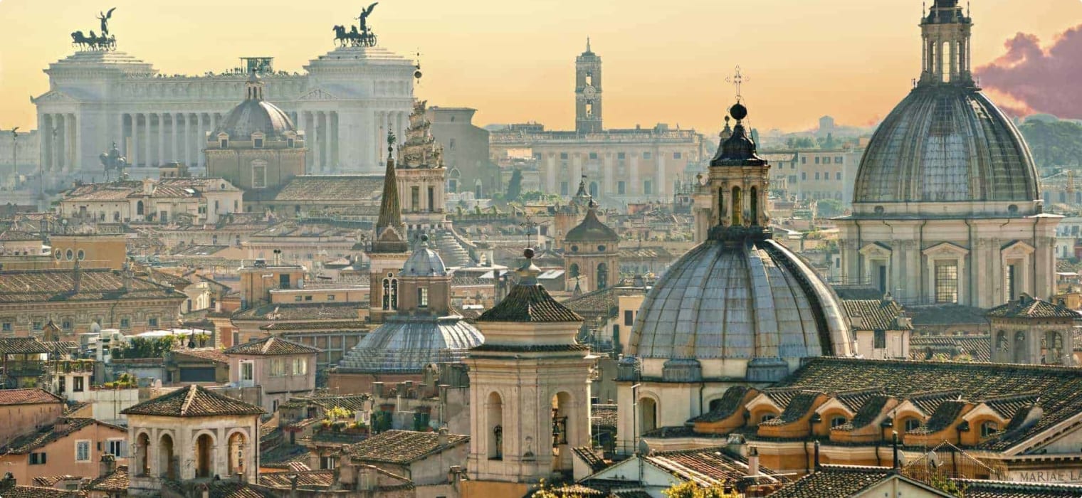 View from Castel Sant'Angelo, Rome, Italy