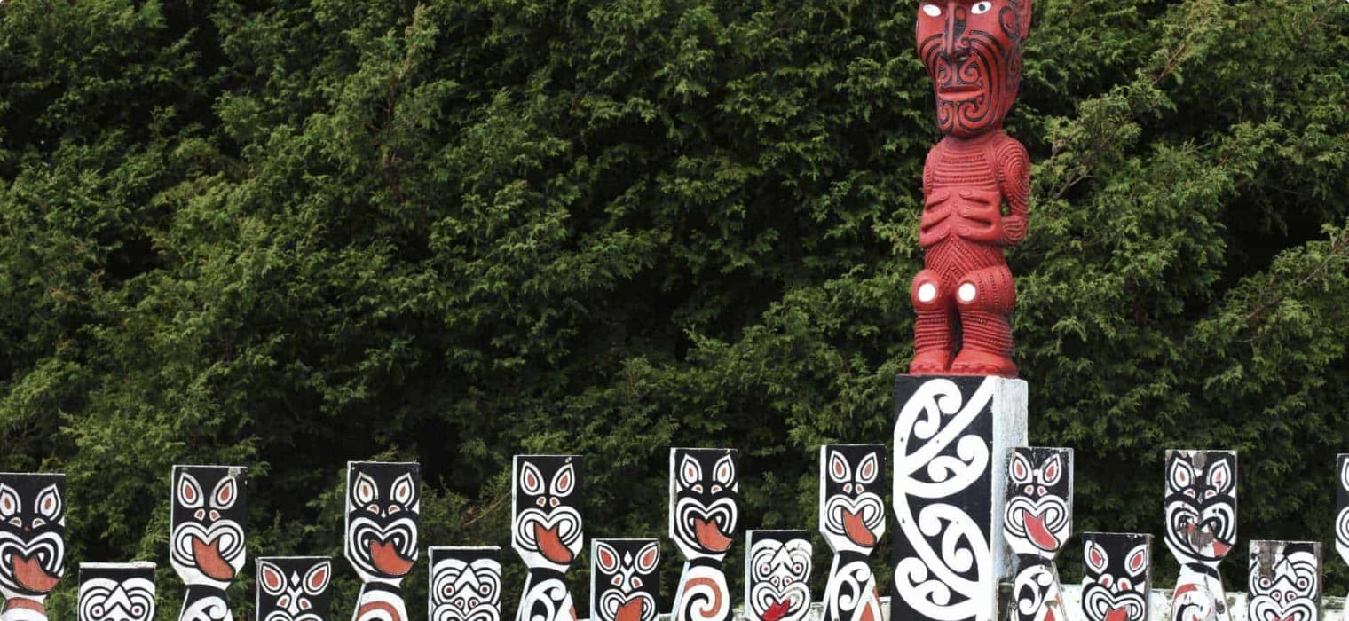New Zealand Maori carvings