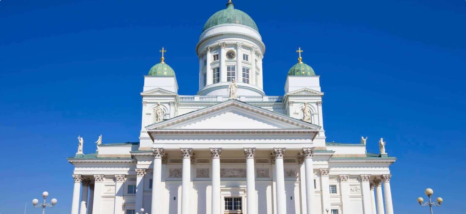 Cathedral on Senate Square Helsinki, Finland