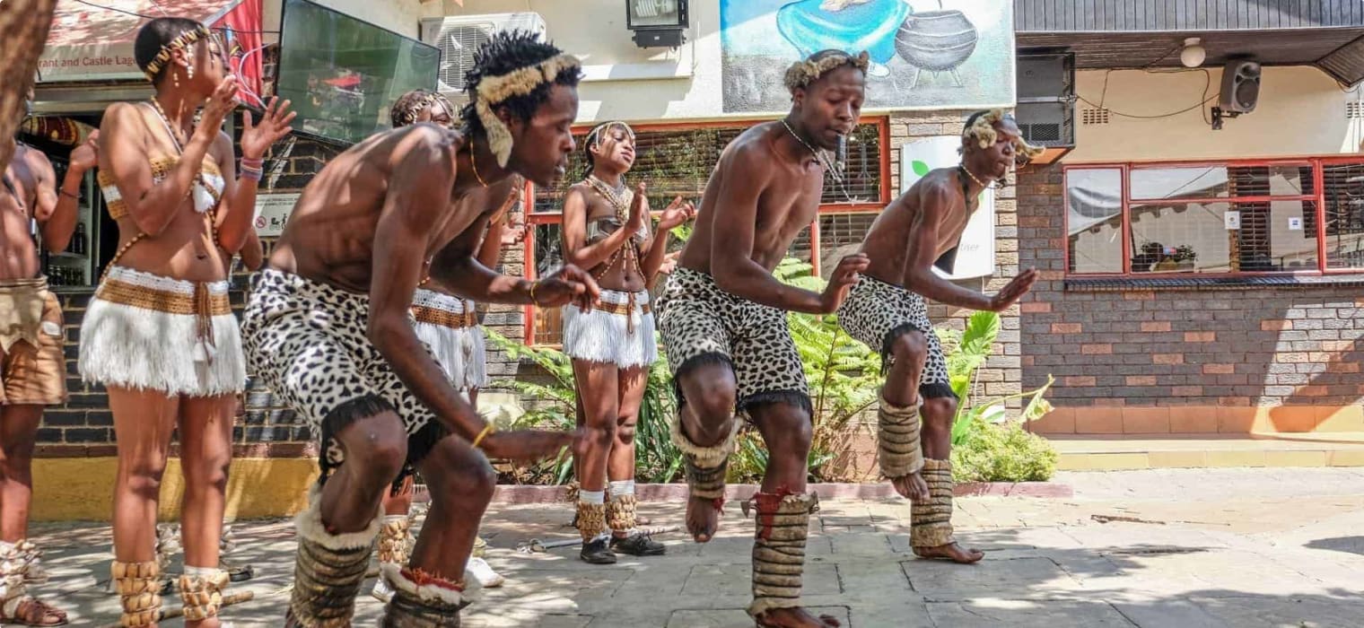 African zulu dancing - Soweto South Africa