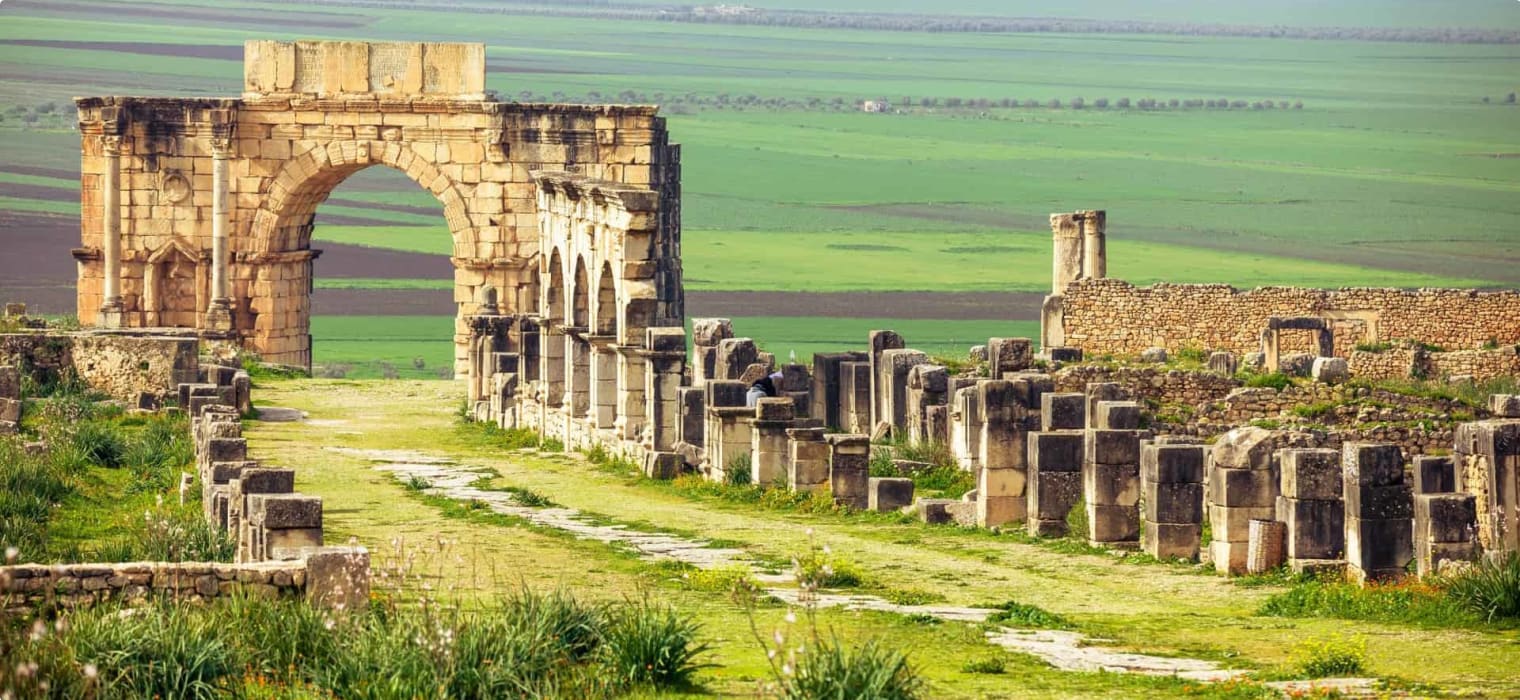 seniors tour escorted Morocco ruins meknes