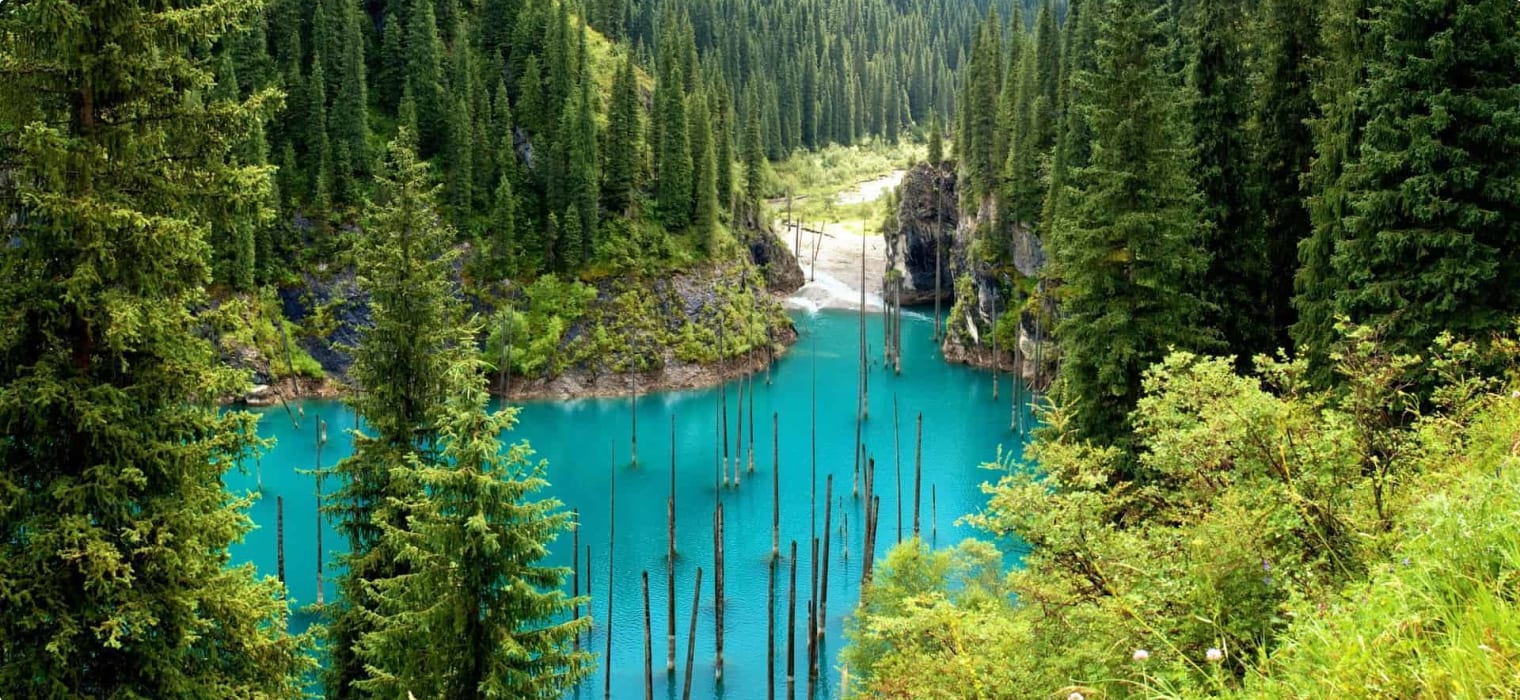 Lake Kaindy Kazakhstan