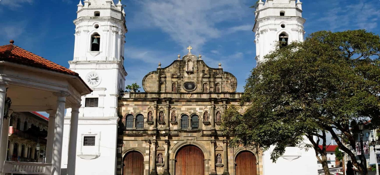 Cathedral Basilica of St Mary Casco Viejo in Panama City