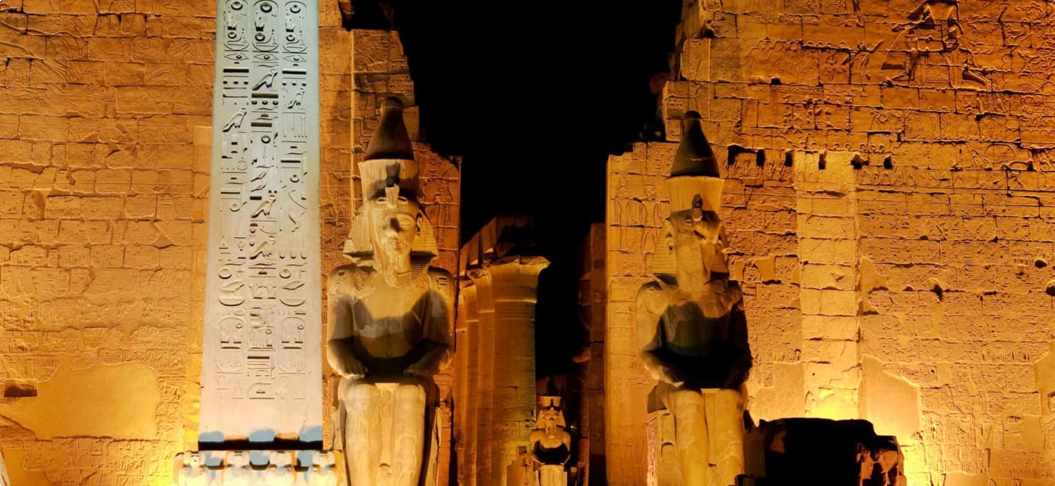 Entrance to the Temple of Luxor, Egypt