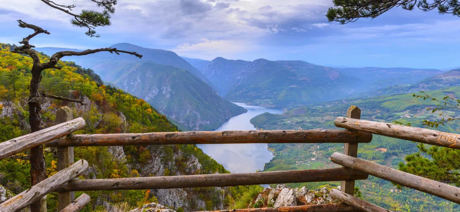 Banjska stena viewpoint at Tara National Park, Serbia