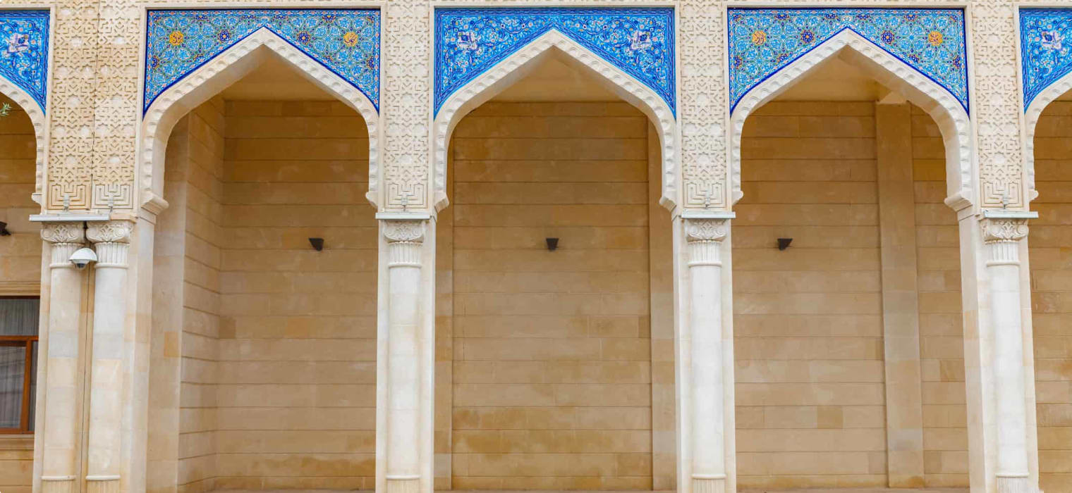 Juma Mosque, Samaxi Cume Mescidi, in Shamakhi, Azerbaijan