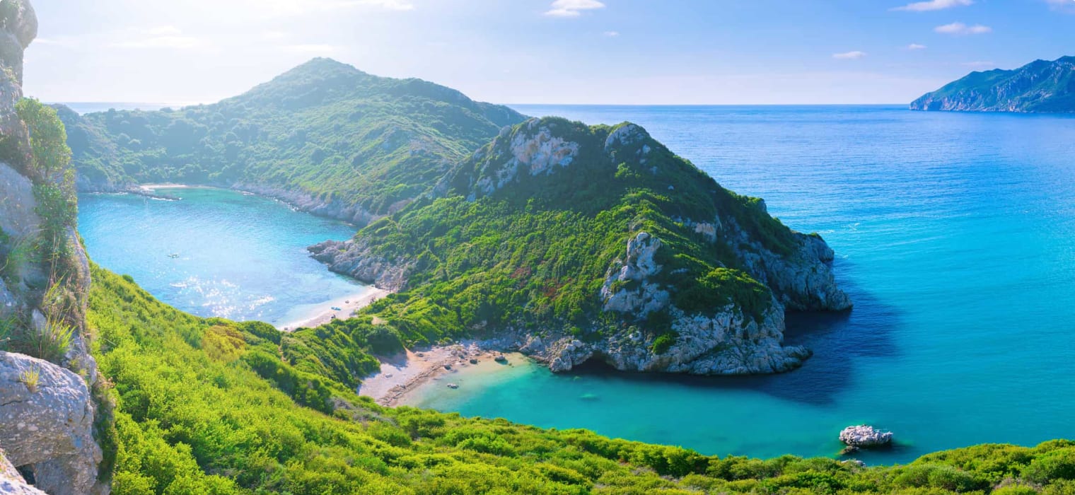 Agios Stefanos cape. Afionas. Corfu. Greece.