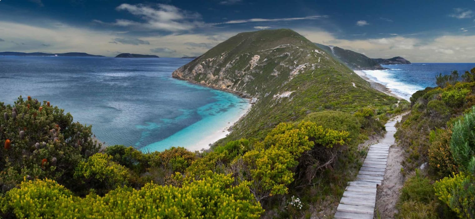 Coastline near Albany, Western Australia.