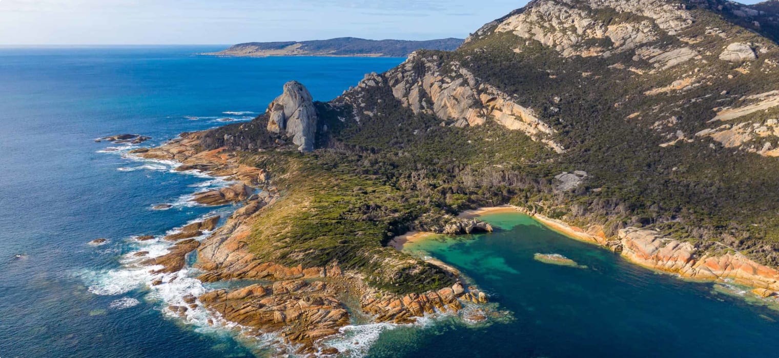 Coastline near Killiekrankie Flinders Island