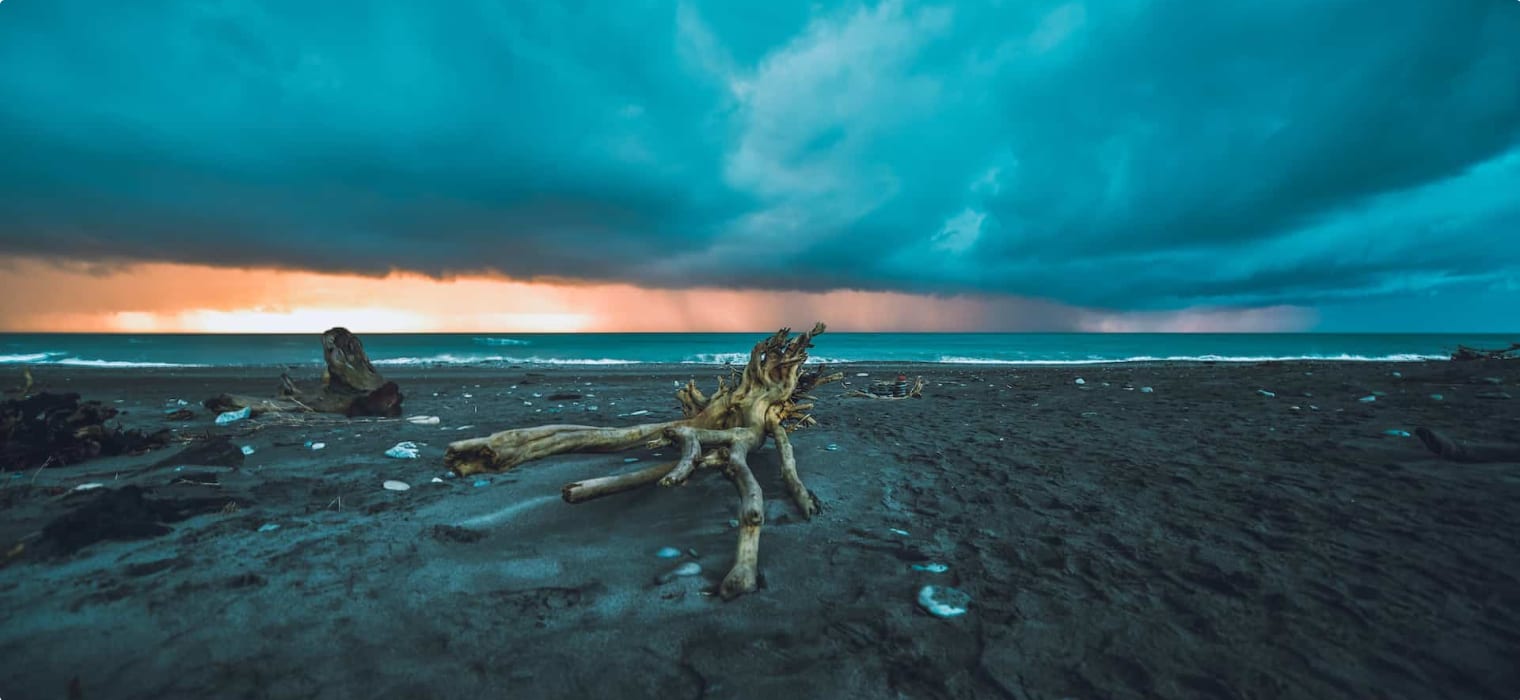 Sunset at Sunset Point, Hokitika