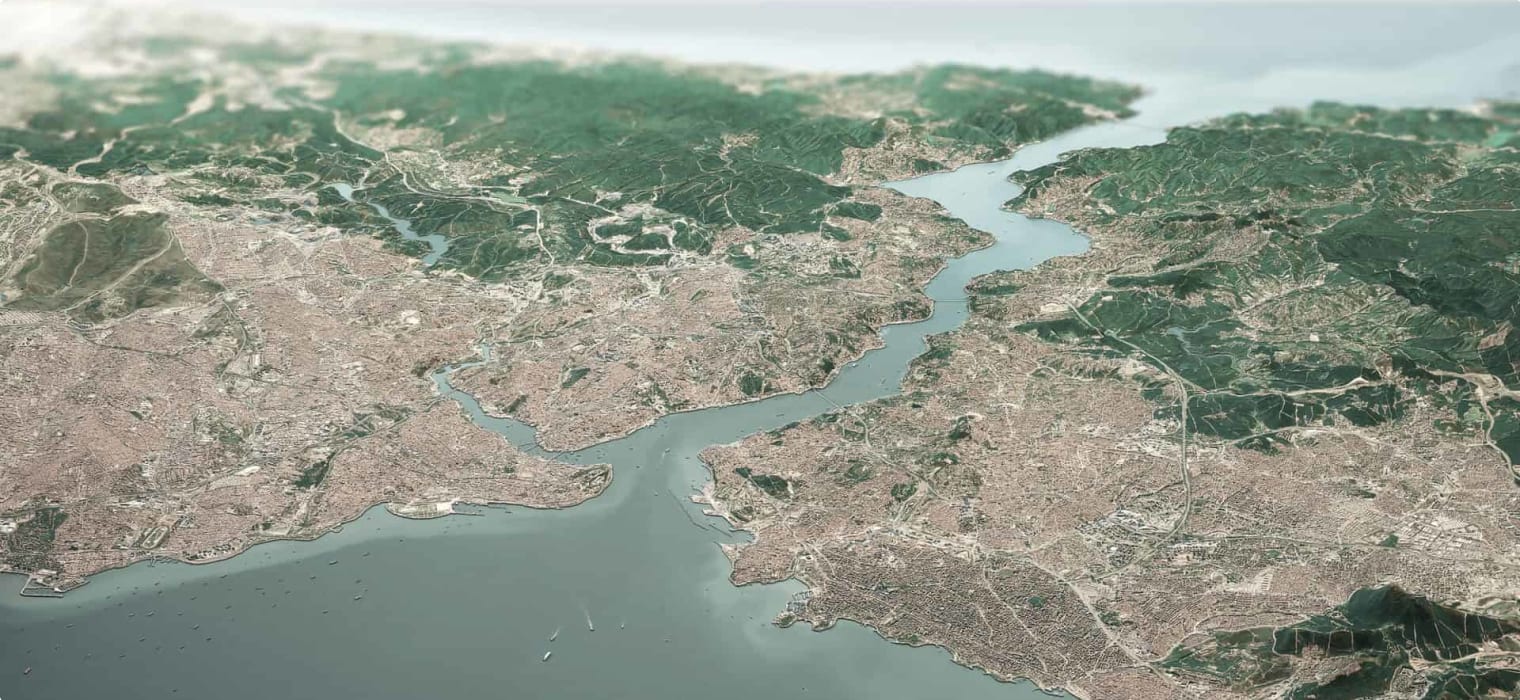 The Bosporus and the Black Sea