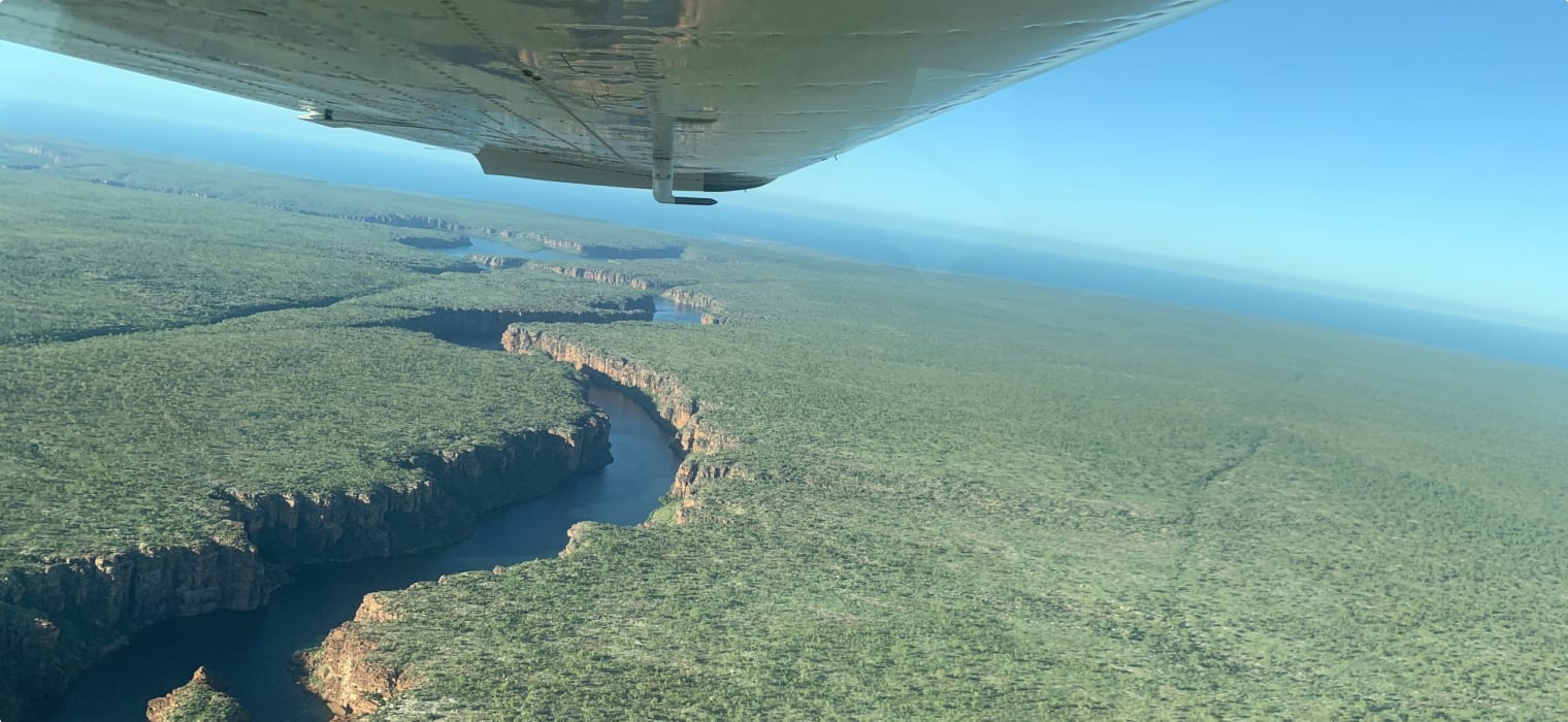 Air tour of the Kimberley and the Pilbara region