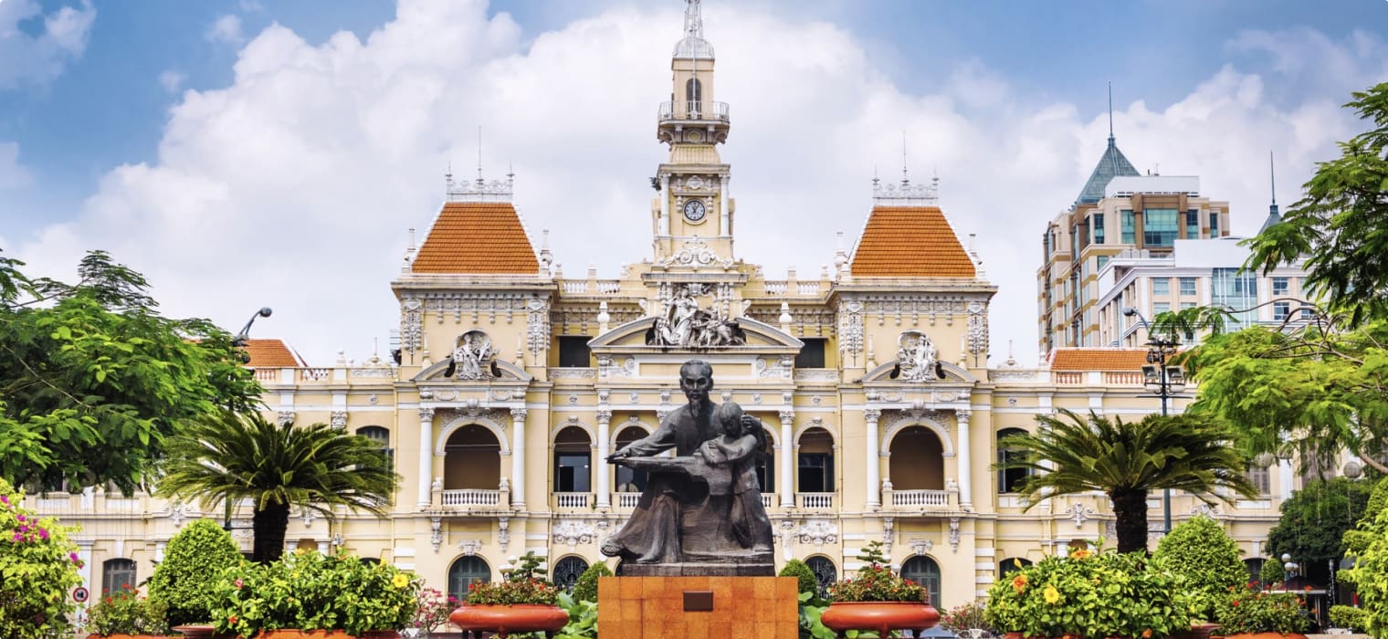 Ho Chi Minh City Hall in Ho Chi Minh City, Vietnam