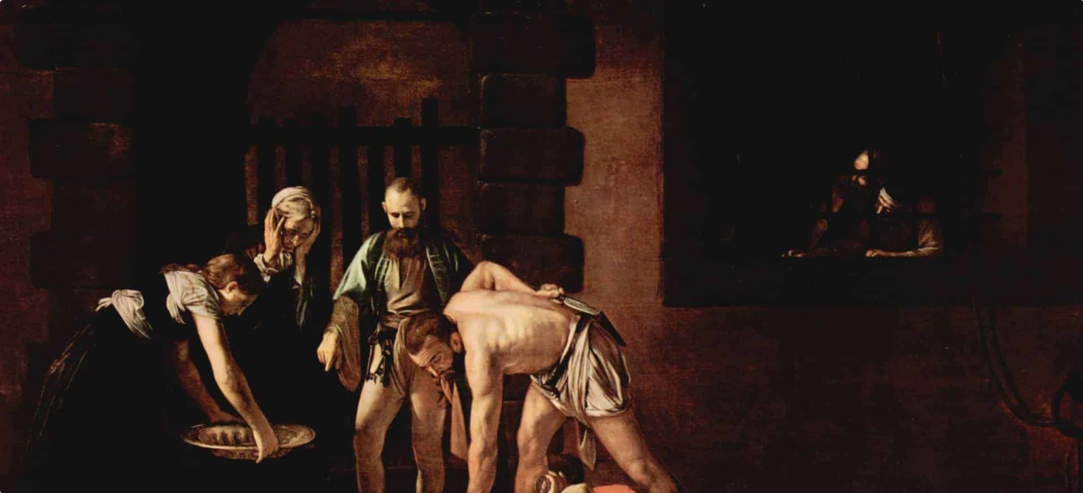 Caravaggio’s The beheading of Saint John the Baptist