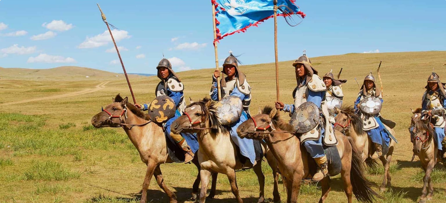 mongolian soldiers