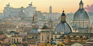 View from Castel Sant'Angelo, Rome, Italy