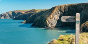 Exploring Wales on foot, mature travellers small group walking tours