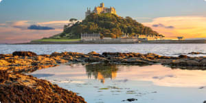 St Michael's Mount island in Cornwall