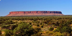 Mount Connor in Australian OutBack