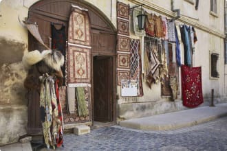 Old town, baku, azerbaijan, caucasus