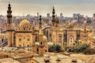 Mosques of Sultan Hassan and Al-Rifai in Cairo - Egypt