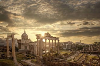 Roman ruins, Rome, Italy