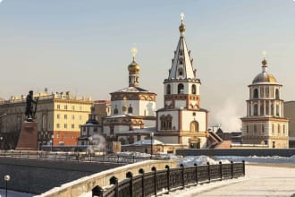 Orthodox churches. Russia, Siberia, Irkutsk.