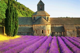 Abbey of Senanque Gordes, Luberon, Vaucluse, Provence, France,