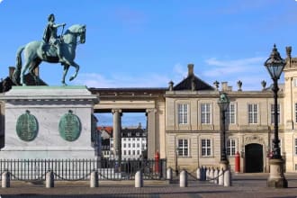 Amalienborg Square in Copenhagen