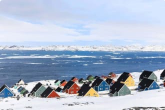 Greenland, coastline