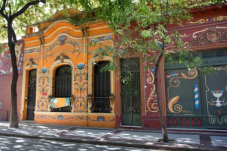 Colourful houses in Buenos Aires, Argentina