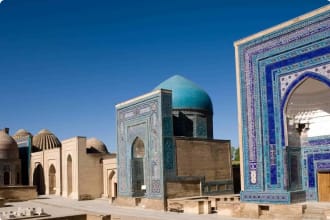 Samarkand, avenue of tombs-Shahr-I-Zindah, Uzbekistan