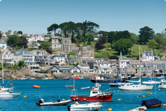 Fowey in Cornwall, England