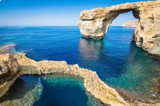 Azure Window in Gozo - Malta Island