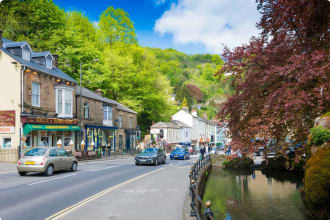 Matlock in Derbyshire, England, Peak District